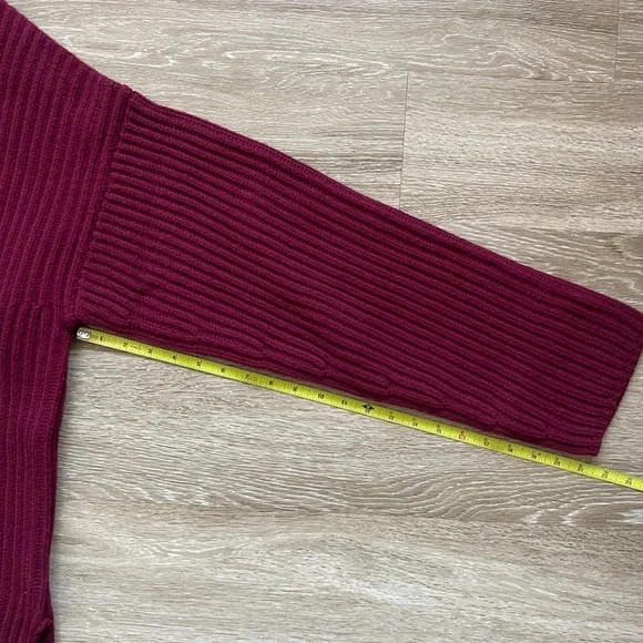 Joseph High Neck Long Sleeve Cardigan Stitch Sweater